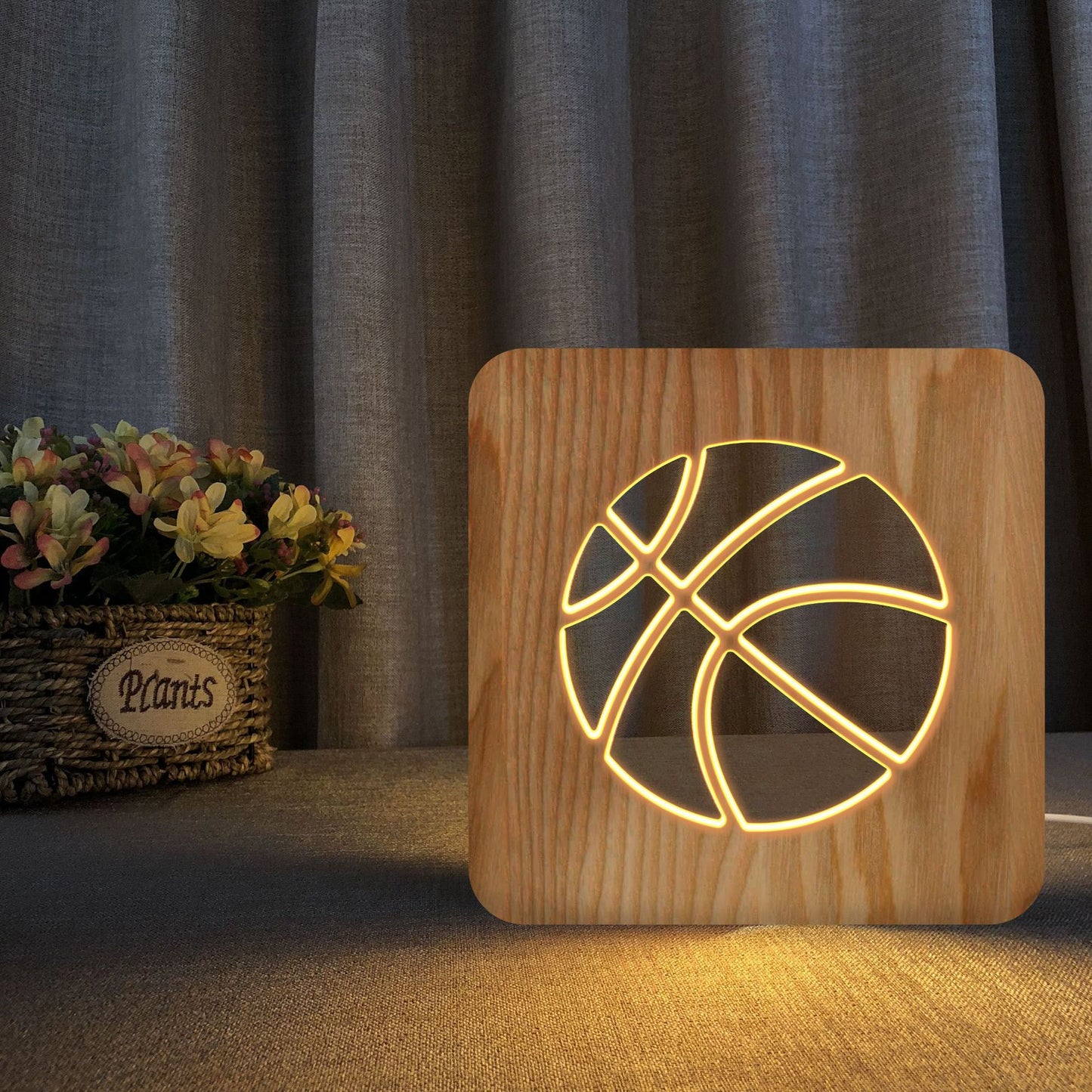 Basketball Energy Saving Night Lamp